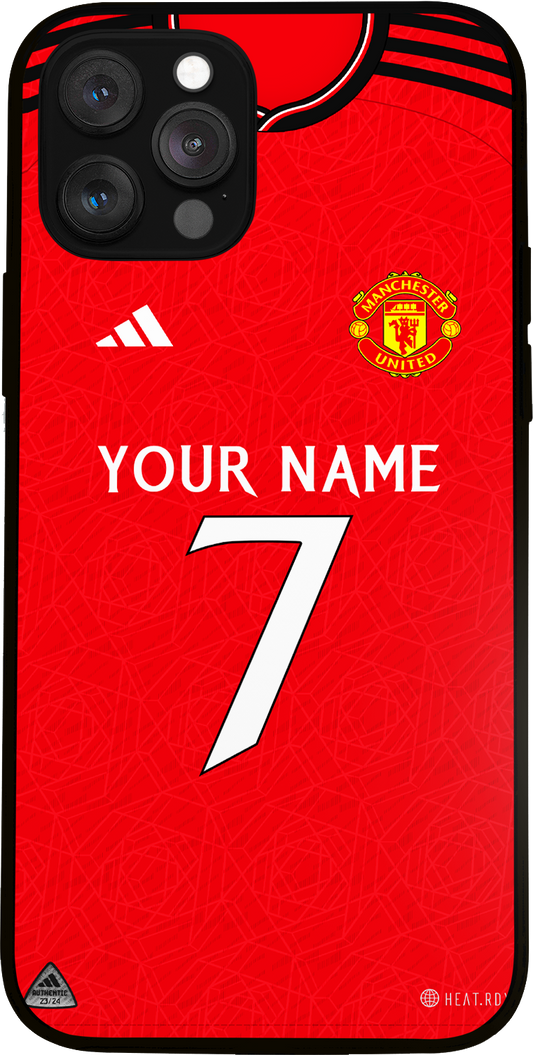 MANCHESTER UNITED 23/24 CUSTOMISED GLASS COVER
