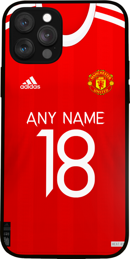 MANCHESTER UNITED 21/22 CUSTOMISED GLASS COVER